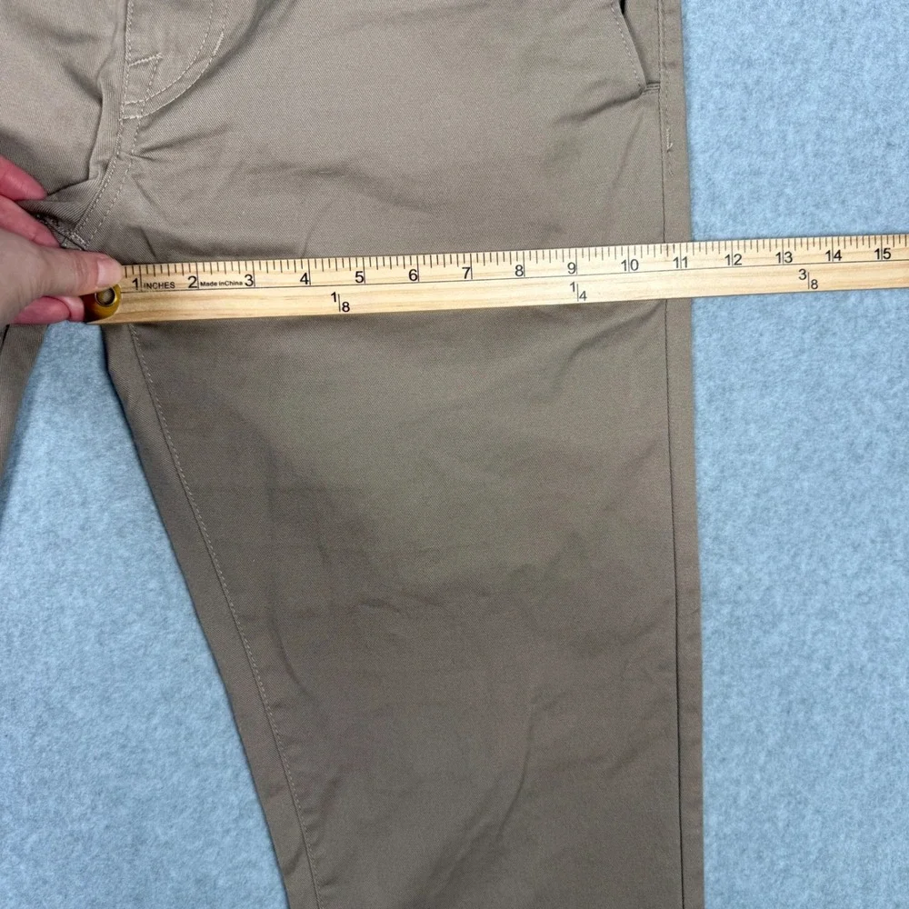 Volcom Frickin Modern Stretch Chino Pants Mens 31x32 Khaki Tan Straight Leg